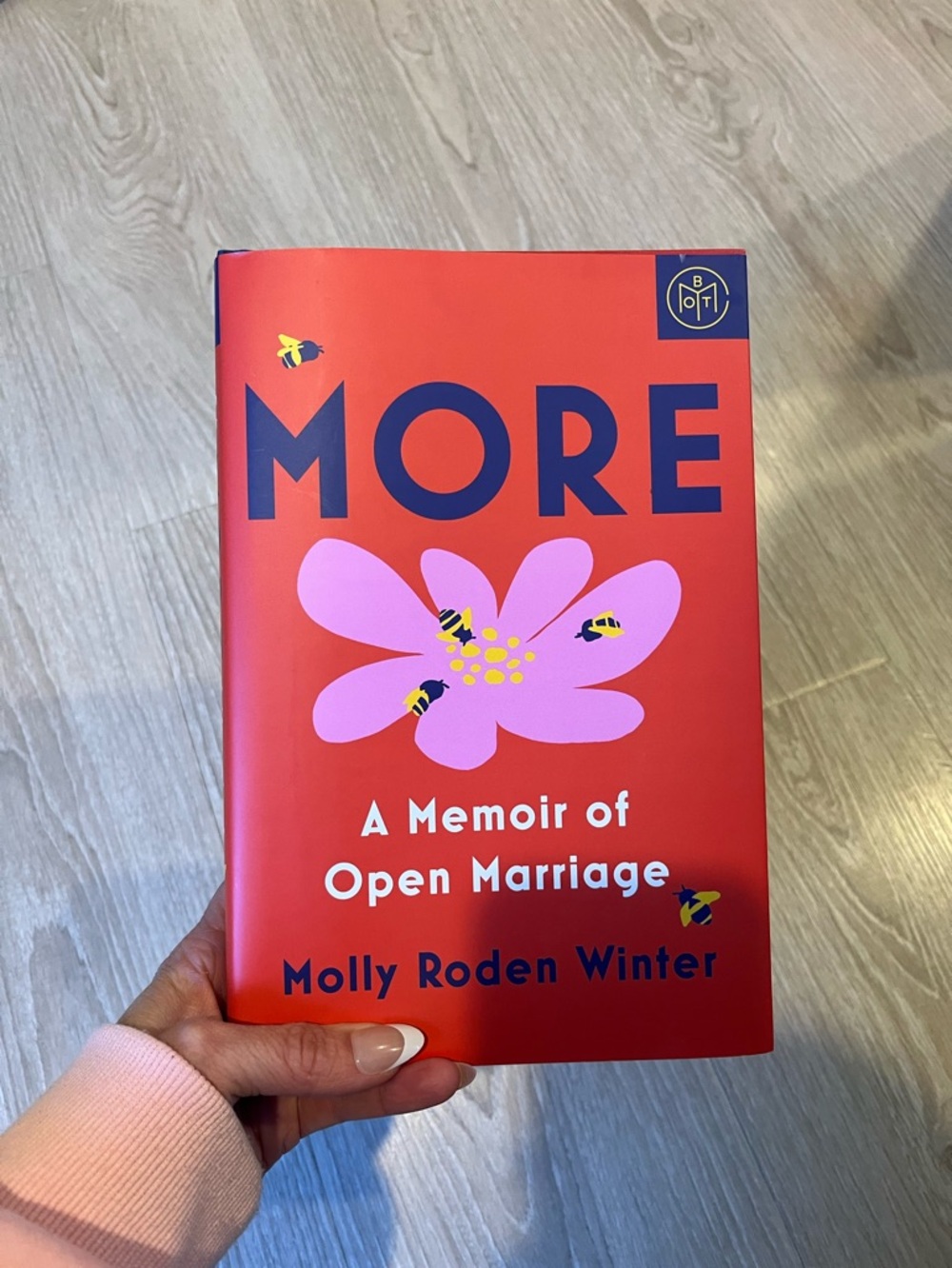 MORE by Molly Roden Winter - Red & Pink Hardcover Memoir